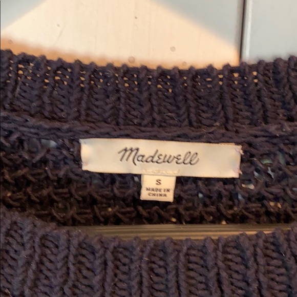 Sale! Navy blue madewell sweater - Picture 4 of 7